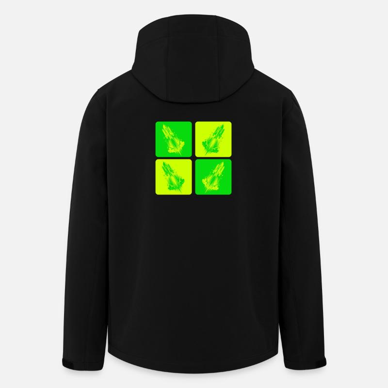 Raumfahrt Weltall Design - Recycelte Männer Softshell-Jacke von Stanley/Stella - Schwarz