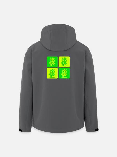 Knight of Justice - Men’s Recycled Softshell Jacket by Stanley/Stella - black