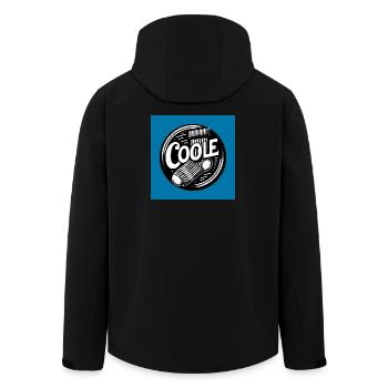 Coole Socke Socken und lustiger Spruch - Recycelte Männer Softshell-Jacke von Stanley/Stella - Schwarz - Hinten - AI Model Male 185 light (185cm)