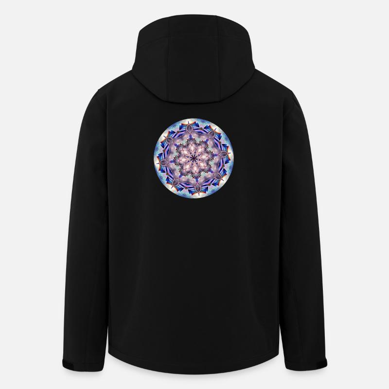 Mandala der Weisheit - Recycelte Männer Softshell-Jacke von Stanley/Stella - Schwarz