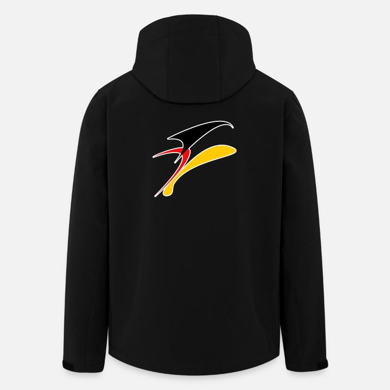 DL9 - Recycelte Männer Softshell-Jacke von Stanley/Stella - Schwarz