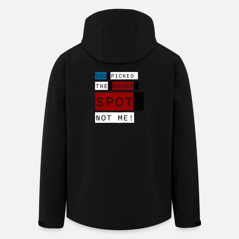 Wrong Spot – Édition Concert - Veste softshell homme en polyester recyclé Stanley/Stella - noir