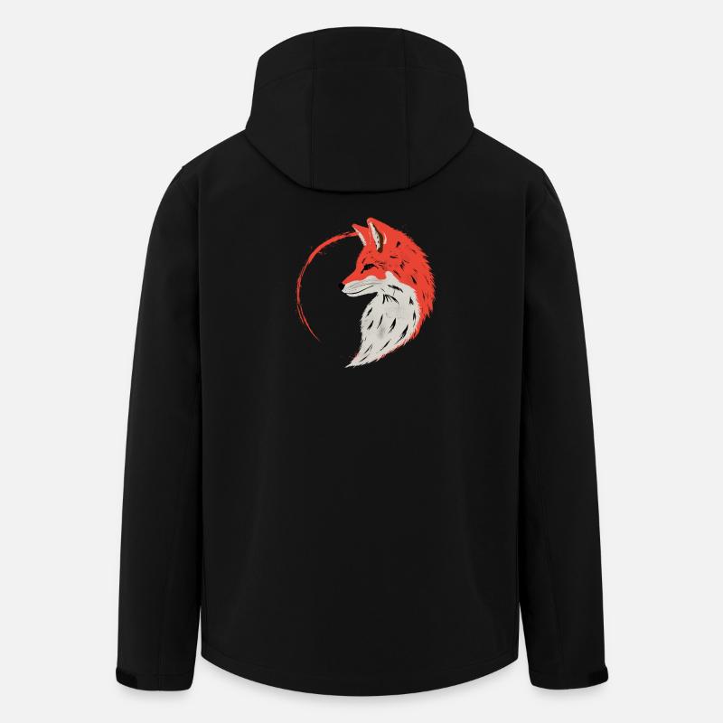 enso fox - Recycelte Männer Softshell-Jacke von Stanley/Stella - Schwarz
