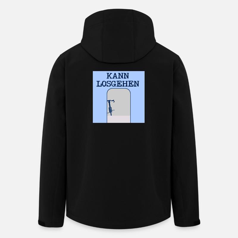 FAHRRAD TOR RADFAHREN - Recycelte Männer Softshell-Jacke von Stanley/Stella - Schwarz