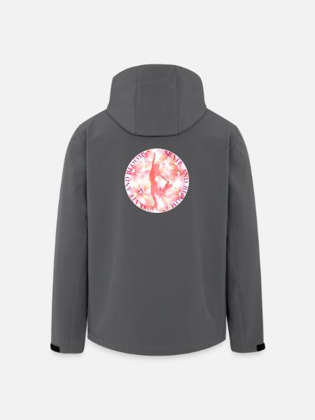 SKATE AND BLOOM - Recycelte Männer Softshell-Jacke von Stanley/Stella - Schwarz
