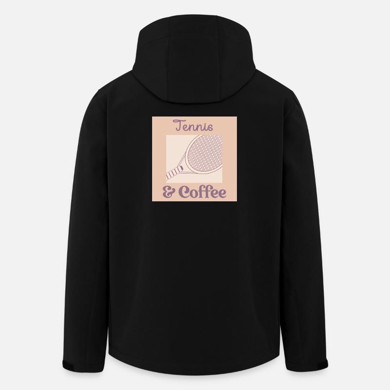 Tennis-Kaffee - Recycelte Männer Softshell-Jacke von Stanley/Stella - Schwarz