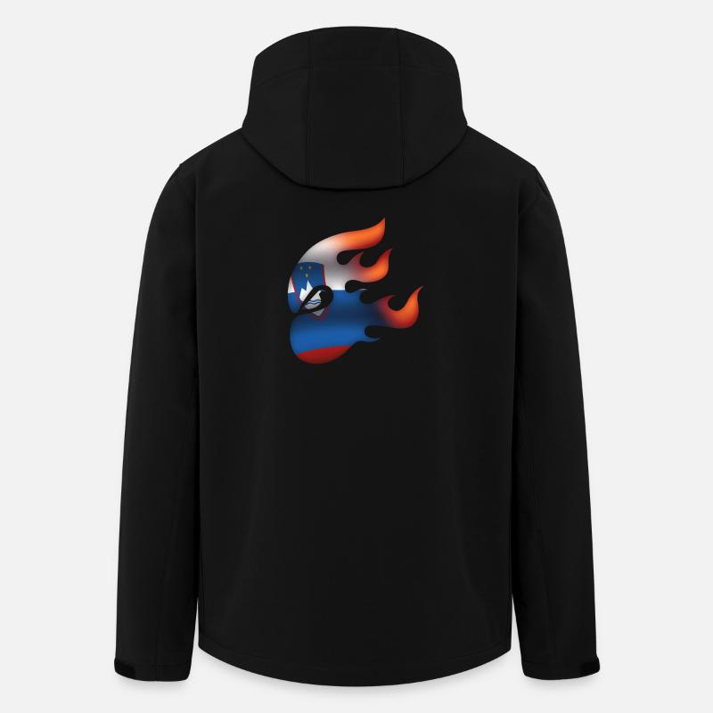 Slowenische Flagge - Slowenien - Ninja - Recycelte Männer Softshell-Jacke von Stanley/Stella - Schwarz