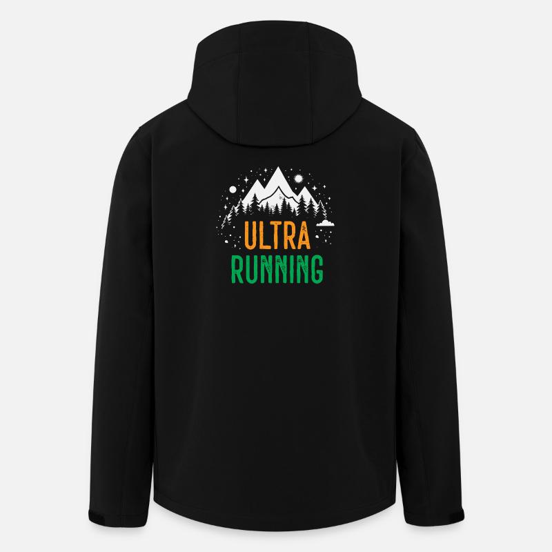 Ultra-Laufen - Recycelte Männer Softshell-Jacke von Stanley/Stella - Schwarz