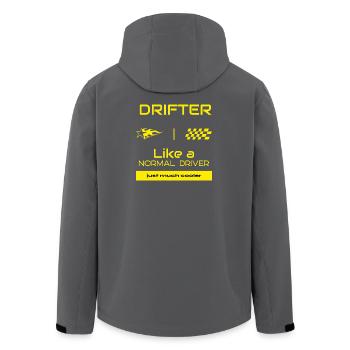 Drifter - comme un pilote normal, mais beaucoup plus cool - Veste softshell homme en polyester recyclé Stanley/Stella - noir - Dos - AI Model Male 185 light (185cm)
