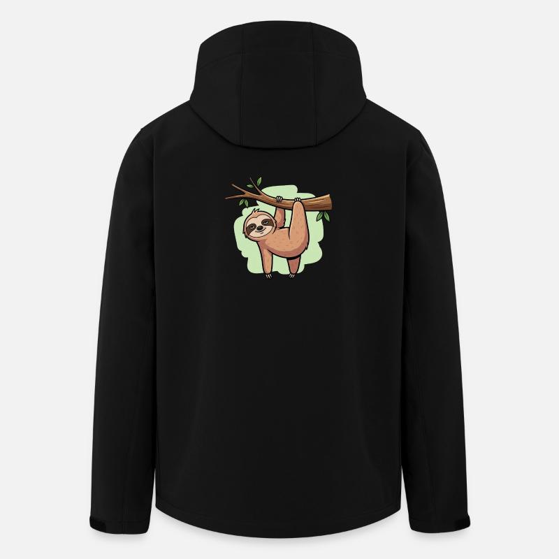 Sloth - Men’s Recycled Softshell Jacket by Stanley/Stella - black