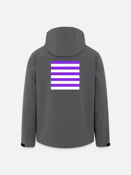 The Stripes - Men’s Recycled Softshell Jacket by Stanley/Stella - black