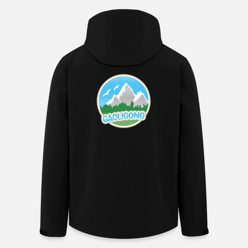 Gaoligong - Veste softshell homme en polyester recyclé Stanley/Stella - noir