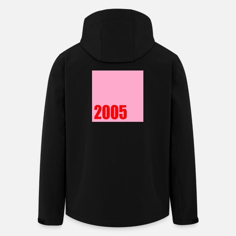 ANNÉE DE NAISSANCE 2005 Anniversaire - Veste softshell homme en polyester recyclé Stanley/Stella - noir