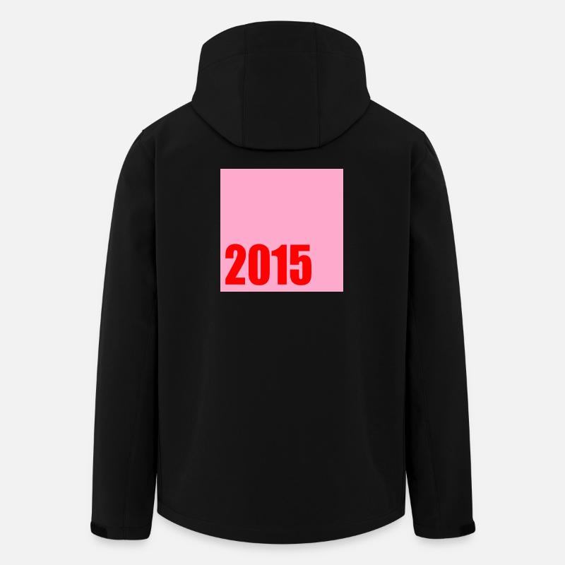 Millésime 2015 Anniversaire - Veste softshell homme en polyester recyclé Stanley/Stella - noir