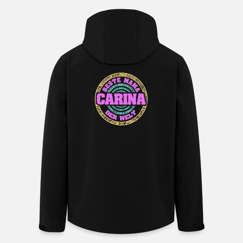 Geschenk für Carina - Recycelte Männer Softshell-Jacke von Stanley/Stella - Schwarz