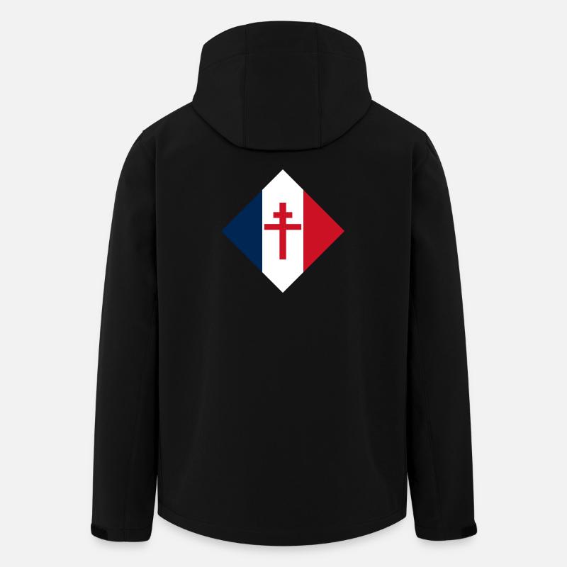 La Résistance - Recycelte Männer Softshell-Jacke von Stanley/Stella - Schwarz