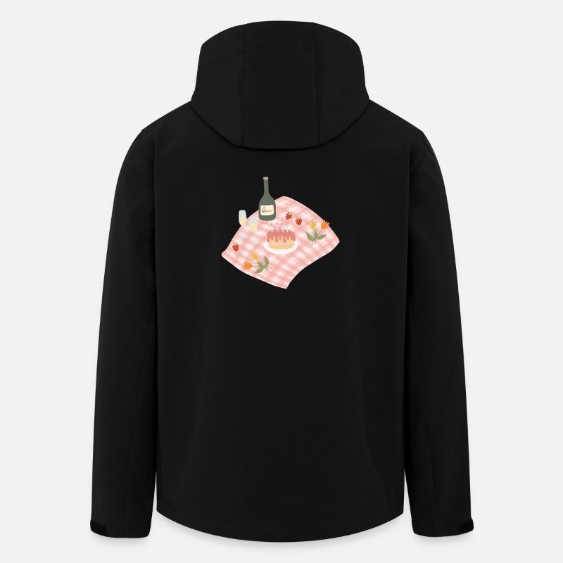 Feier Picknick Party Design - Recycelte Männer Softshell-Jacke von Stanley/Stella - Schwarz