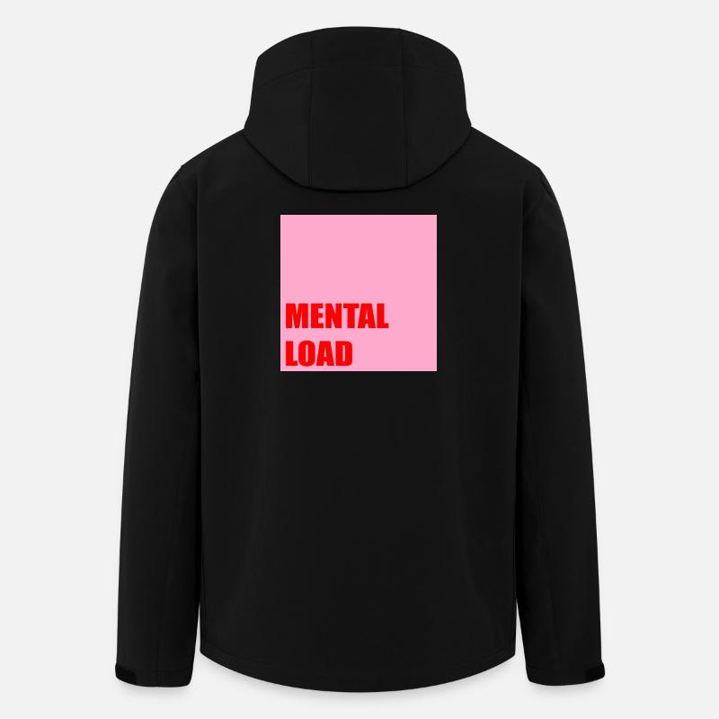 FAMILIÄRER STRESS MENTALE BELASTUNG - Recycelte Männer Softshell-Jacke von Stanley/Stella - Schwarz