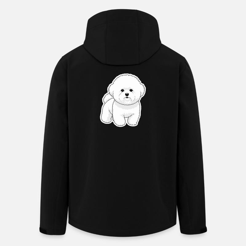 Bichon Mignon  - Veste softshell homme en polyester recyclé Stanley/Stella - noir