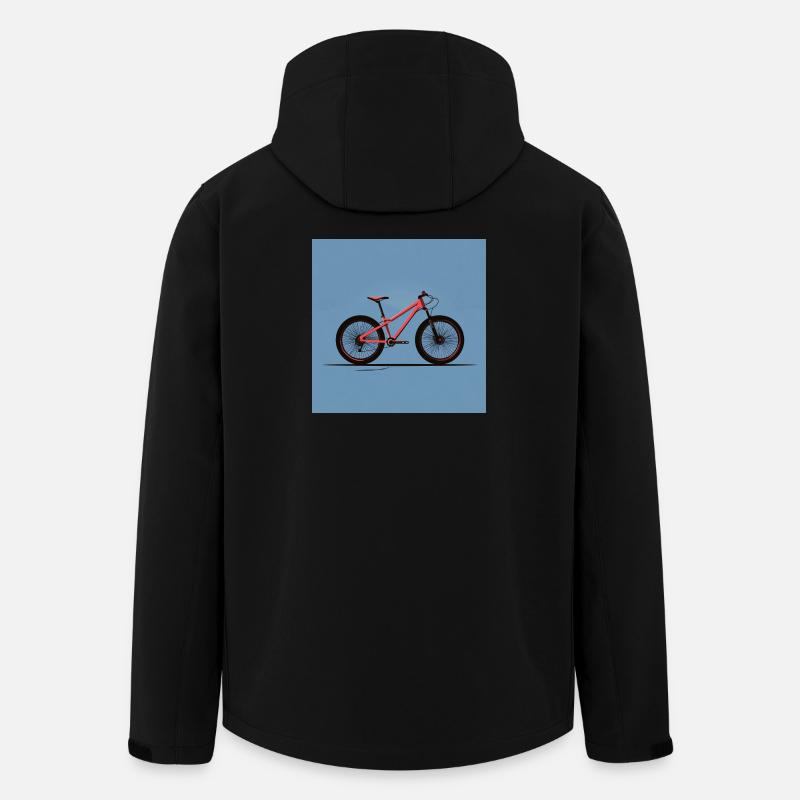 VTT élégant – design minimal - Veste softshell homme en polyester recyclé Stanley/Stella - noir