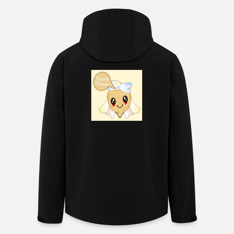 Chickpea Bride-to-Be - Men’s Recycled Softshell Jacket by Stanley/Stella - black