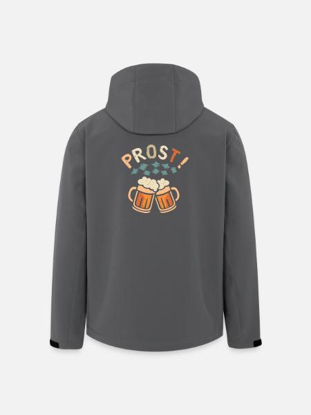 PROST! – Bavarian-style foam beer mugs - Men’s Recycled Softshell Jacket by Stanley/Stella - black