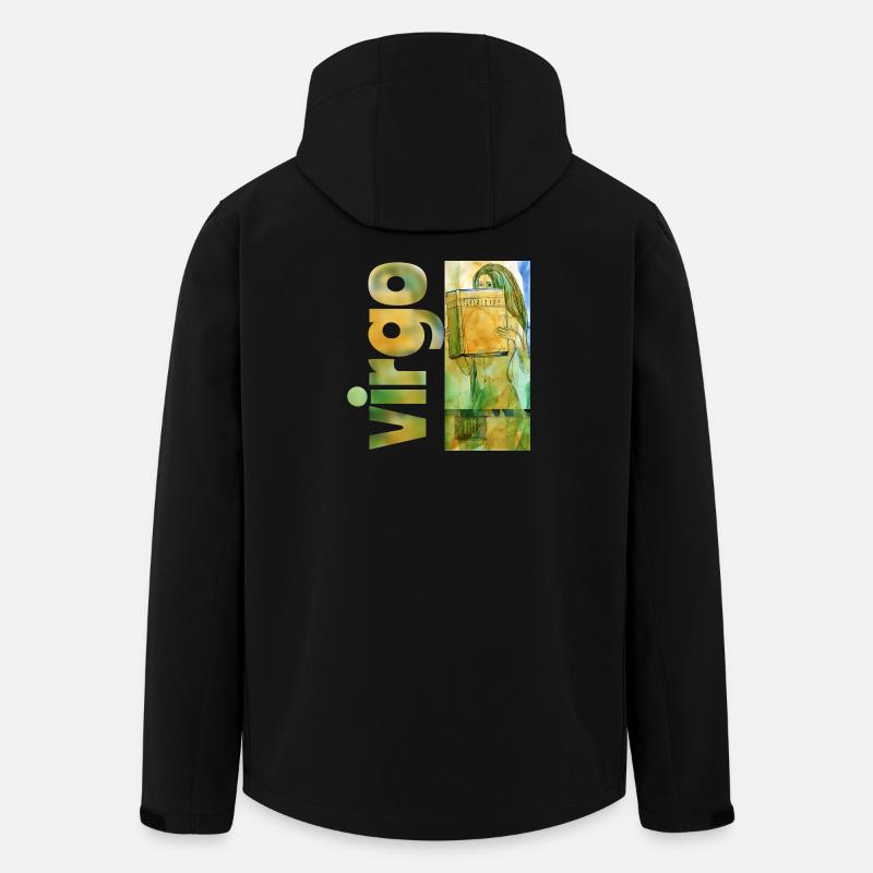 Sternzeichen Jungfrau - Recycelte Männer Softshell-Jacke von Stanley/Stella - Schwarz