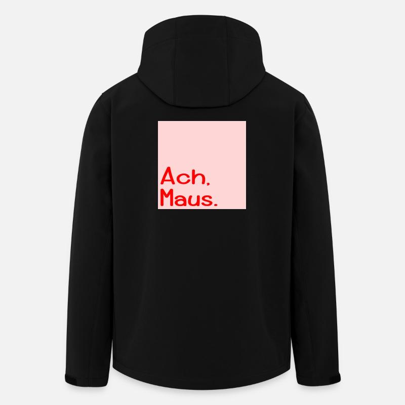 Surnom d'Oh Mouse - Veste softshell homme en polyester recyclé Stanley/Stella - noir