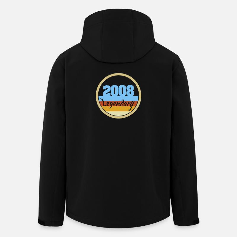 Jahr 2008 - Recycelte Männer Softshell-Jacke von Stanley/Stella - Schwarz