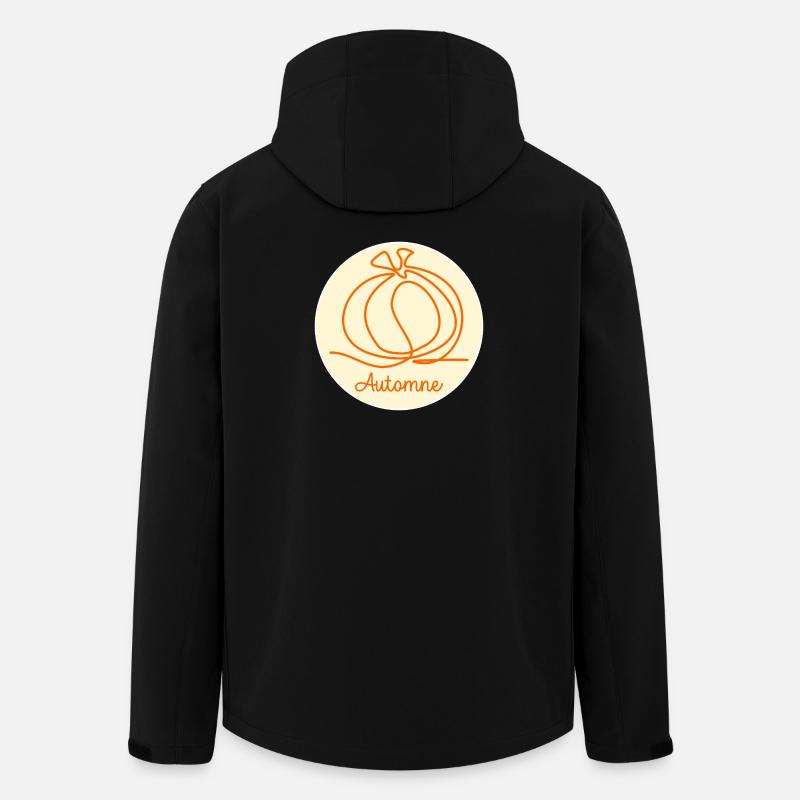 Herbstkürbis - Recycelte Männer Softshell-Jacke von Stanley/Stella - Schwarz