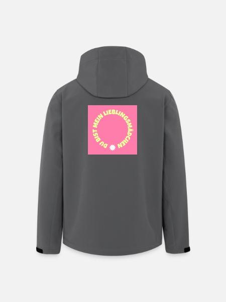 Tu es ma fille préférée - Veste softshell homme en polyester recyclé Stanley/Stella - noir