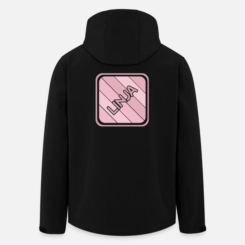 Geschenk für Linja - Recycelte Männer Softshell-Jacke von Stanley/Stella - Schwarz