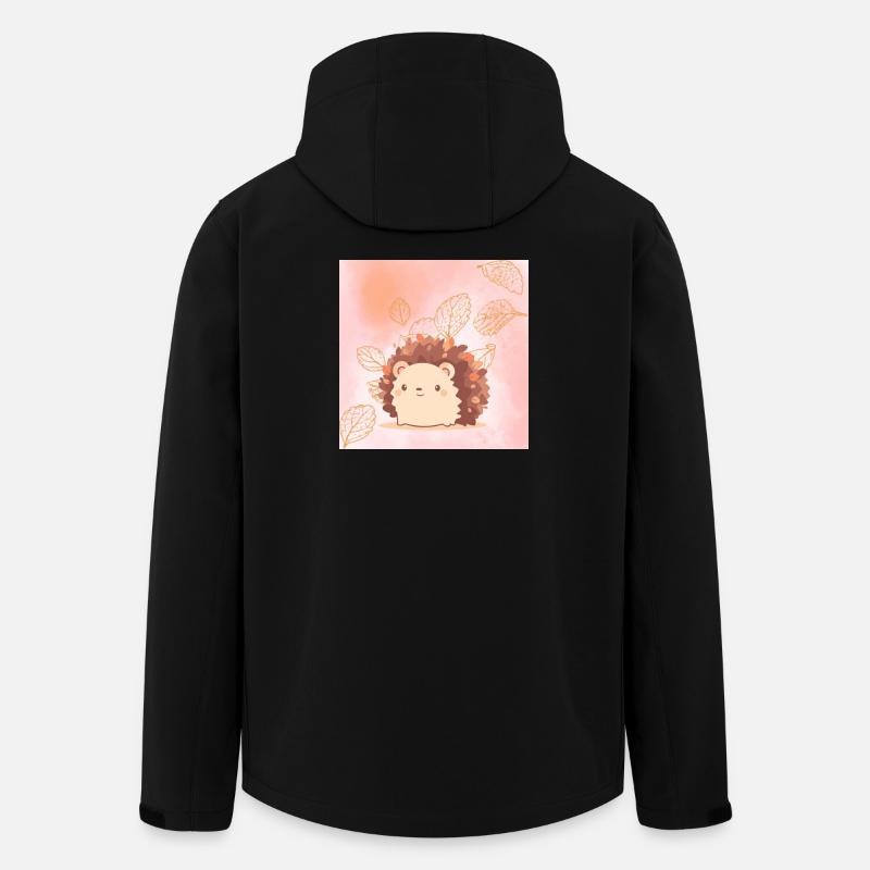 mignon hérisson  - Veste softshell homme en polyester recyclé Stanley/Stella - noir