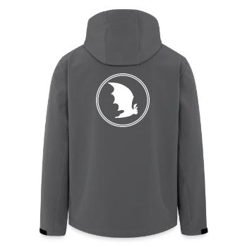 Bat Gothic: Night, Vampire & Freedom - Men’s Recycled Softshell Jacket by Stanley/Stella - anthracite - Back - AI Model Male 185 light (185cm)