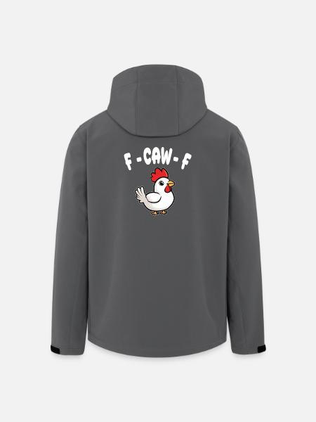 F-CAW-F - Chicken - Men’s Recycled Softshell Jacket by Stanley/Stella - black