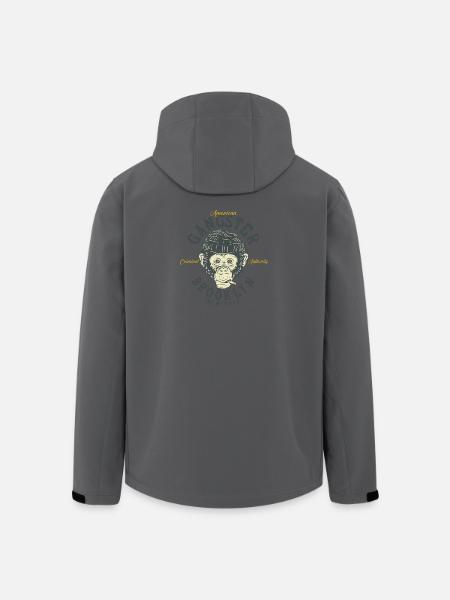 Brooklyn Gorilla Gangster - Men’s Recycled Softshell Jacket by Stanley/Stella - black