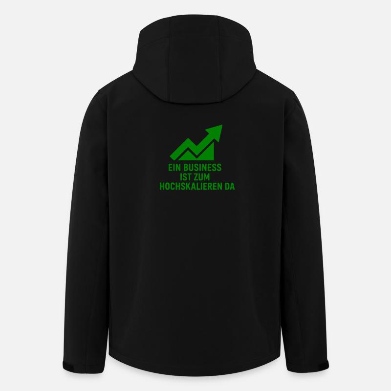 Onlinebusiness Motivation - Recycelte Männer Softshell-Jacke von Stanley/Stella - Schwarz