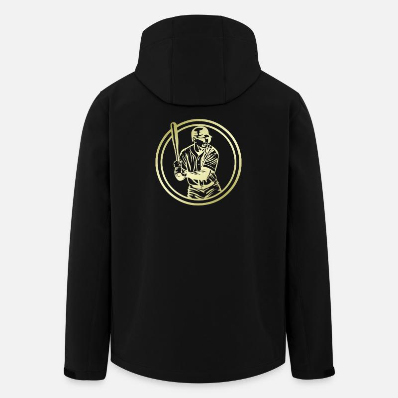 Baseball Silhouette - Veste softshell homme en polyester recyclé Stanley/Stella - noir