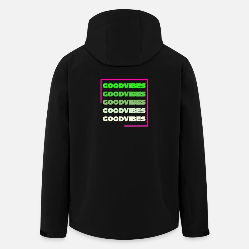 Gute Stimmung - Recycelte Männer Softshell-Jacke von Stanley/Stella - Schwarz