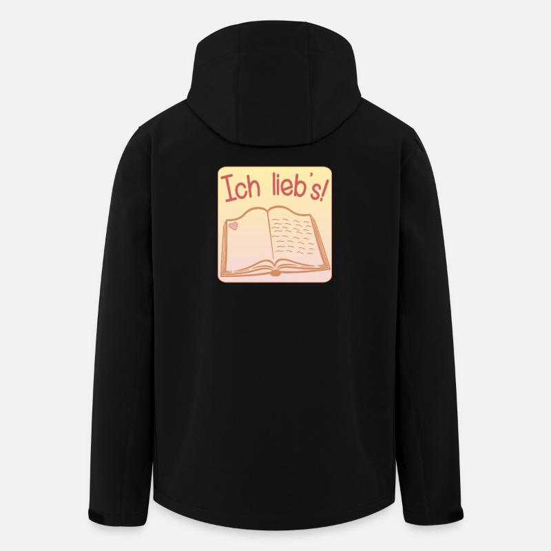 HOBBY BÜCHER LESEN LIEBEN BUCH - Recycelte Männer Softshell-Jacke von Stanley/Stella - Schwarz