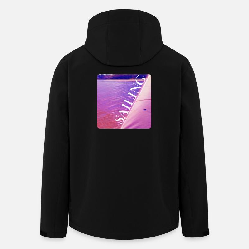 Segeln - Recycelte Männer Softshell-Jacke von Stanley/Stella - Schwarz