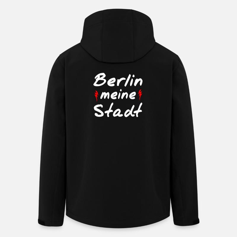 Berlin - Men’s Recycled Softshell Jacket by Stanley/Stella - black