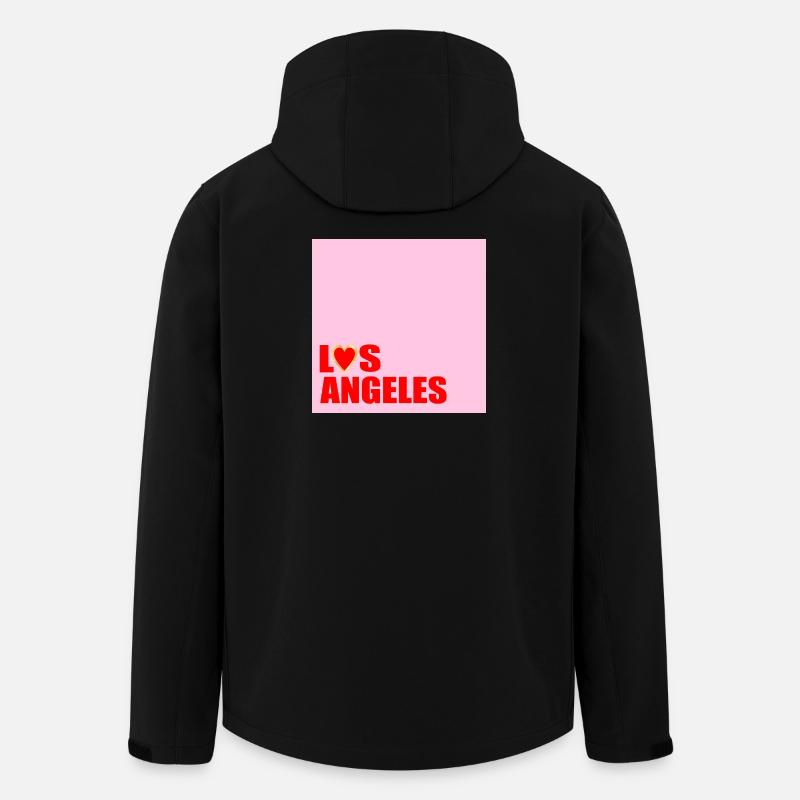 CŒUR LOS ANGELES ÉTATS-UNIS - Veste softshell homme en polyester recyclé Stanley/Stella - noir