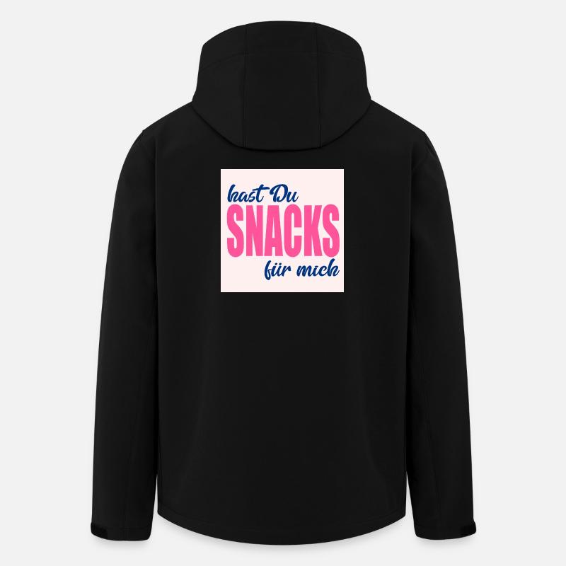 LOVE FOOD SNACKS - Veste softshell homme en polyester recyclé Stanley/Stella - noir