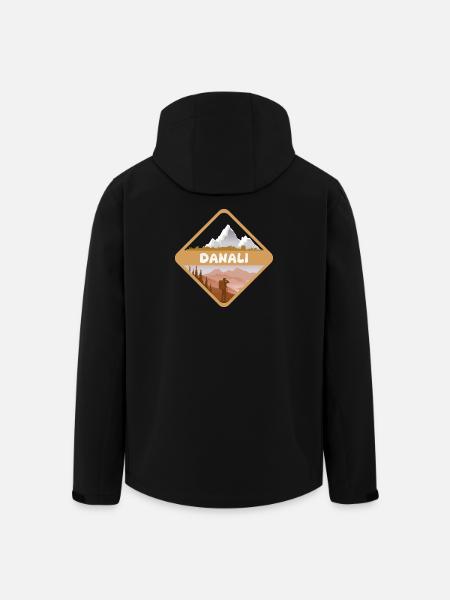 Danali - Veste softshell homme en polyester recyclé Stanley/Stella - noir