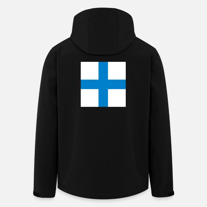 Stop_Your_Intentions_Flag - Recycelte Männer Softshell-Jacke von Stanley/Stella - Schwarz