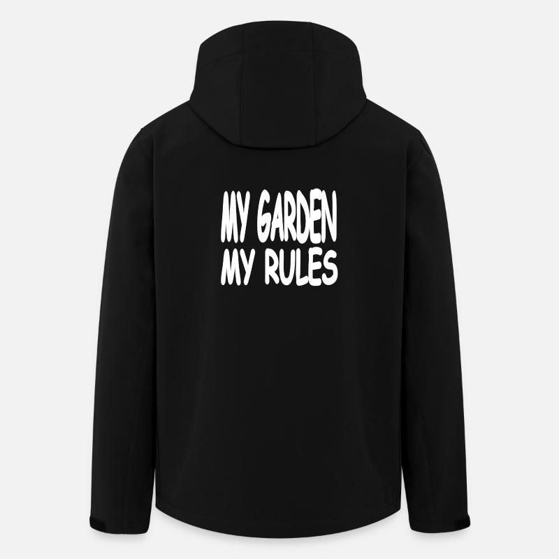 Jardin - Veste softshell homme en polyester recyclé Stanley/Stella - noir