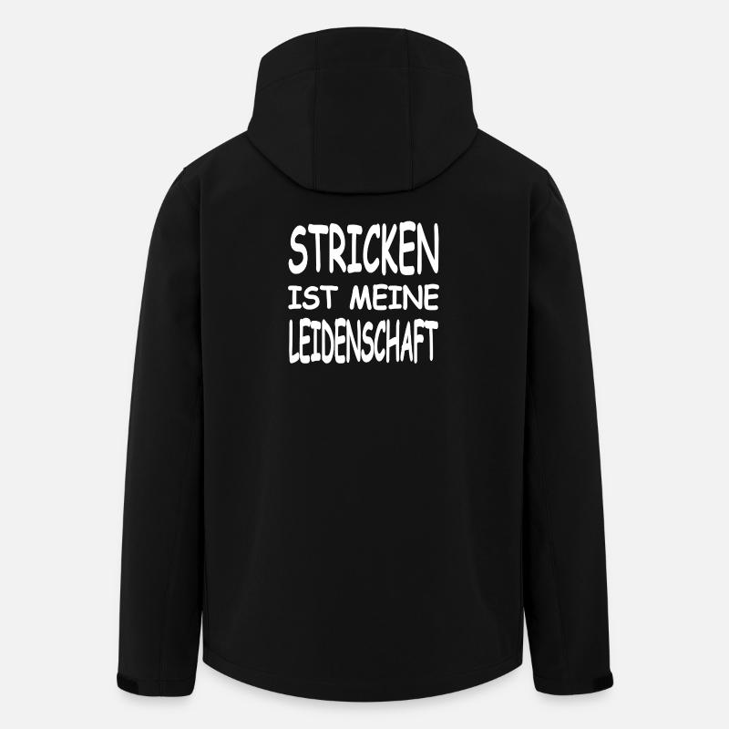 knit - Men’s Recycled Softshell Jacket by Stanley/Stella - black