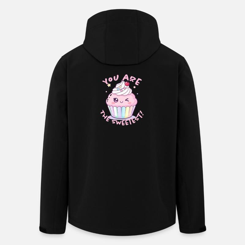 Du Bist Der Süßeste Cupcake - Recycelte Männer Softshell-Jacke von Stanley/Stella - Schwarz