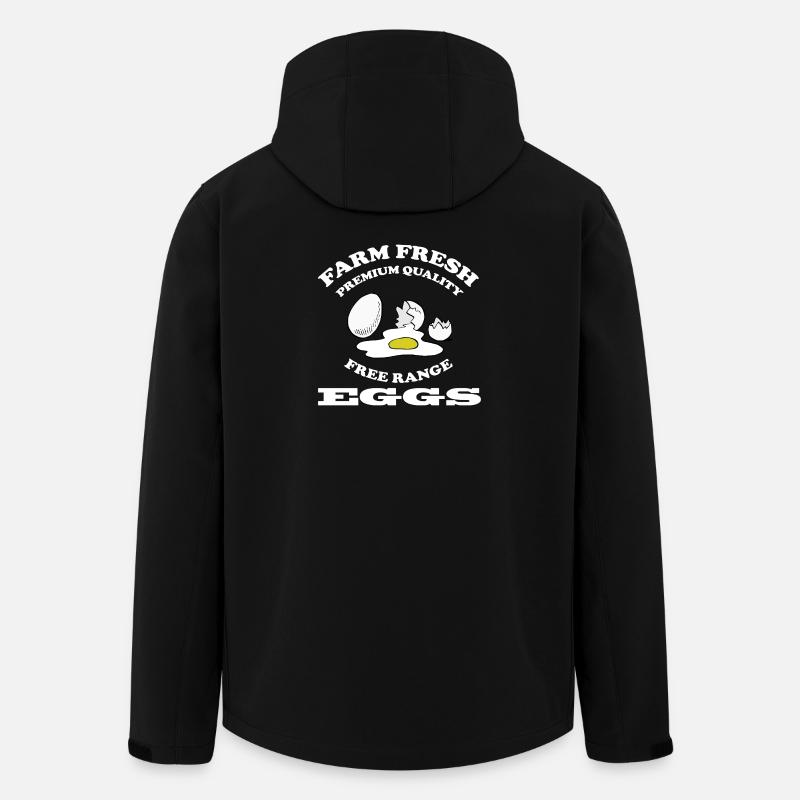 EGGS - Recycelte Männer Softshell-Jacke von Stanley/Stella - Schwarz